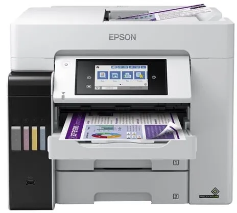 Epson EcoTank ET-5880 Monitoimitulostin mustesuihkutulostin, kaikki yhdessä, faksilla - Väri - Muste
