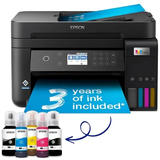 Epson EcoTank ET-3850 Monitoiminen mustesuihkutulostin kaikki yhdessä - Väri - Muste